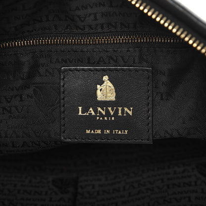 Lanvin Lambskin Quilted Medium Amalia Shoulder Bag Black 6 of 10