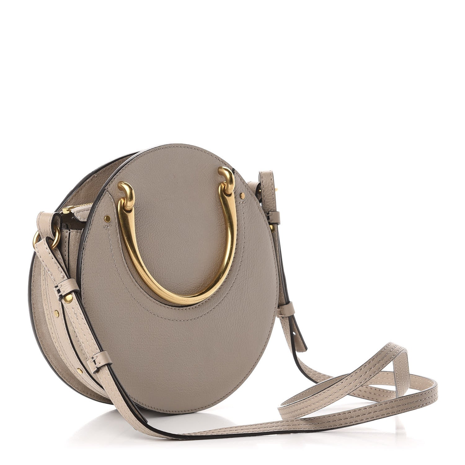 Chloe Calfskin Suede Small Pixie Bag Motty Grey 3 of 11