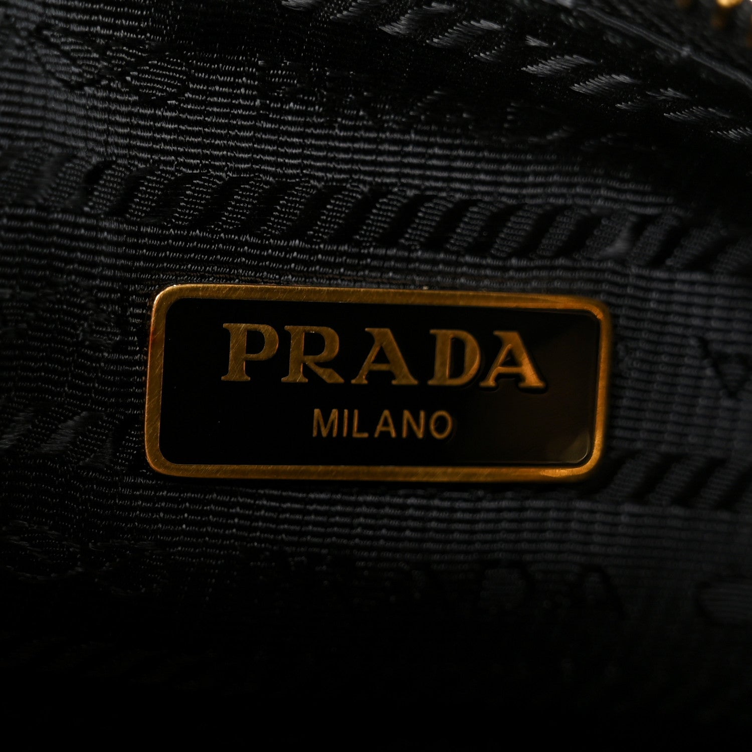 Prada Saffiano Lux Mini Re-Edition Shoulder Bag Black 6 of 10