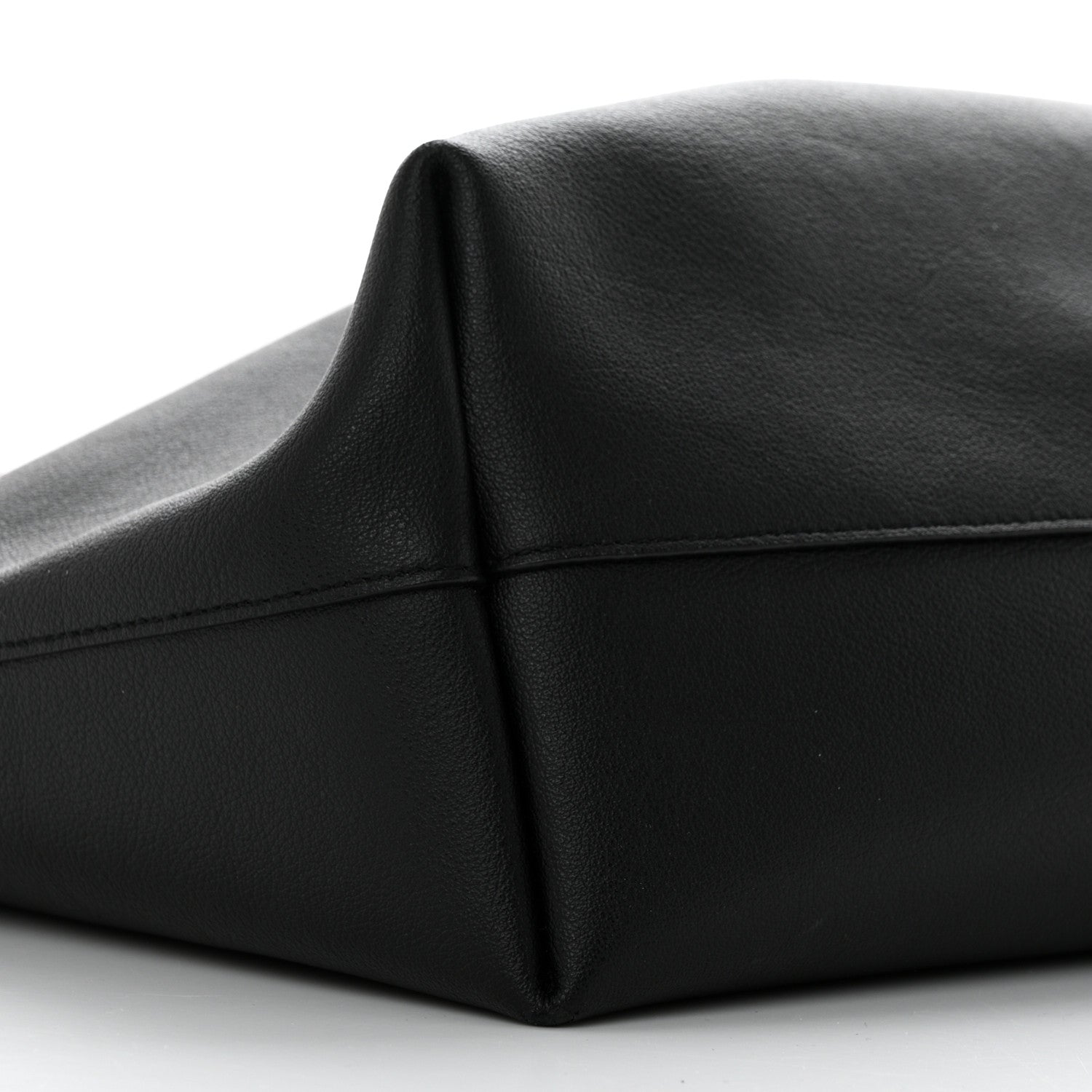 Saint Laurent Calfskin Large Shopping Tote Black 11 of 12