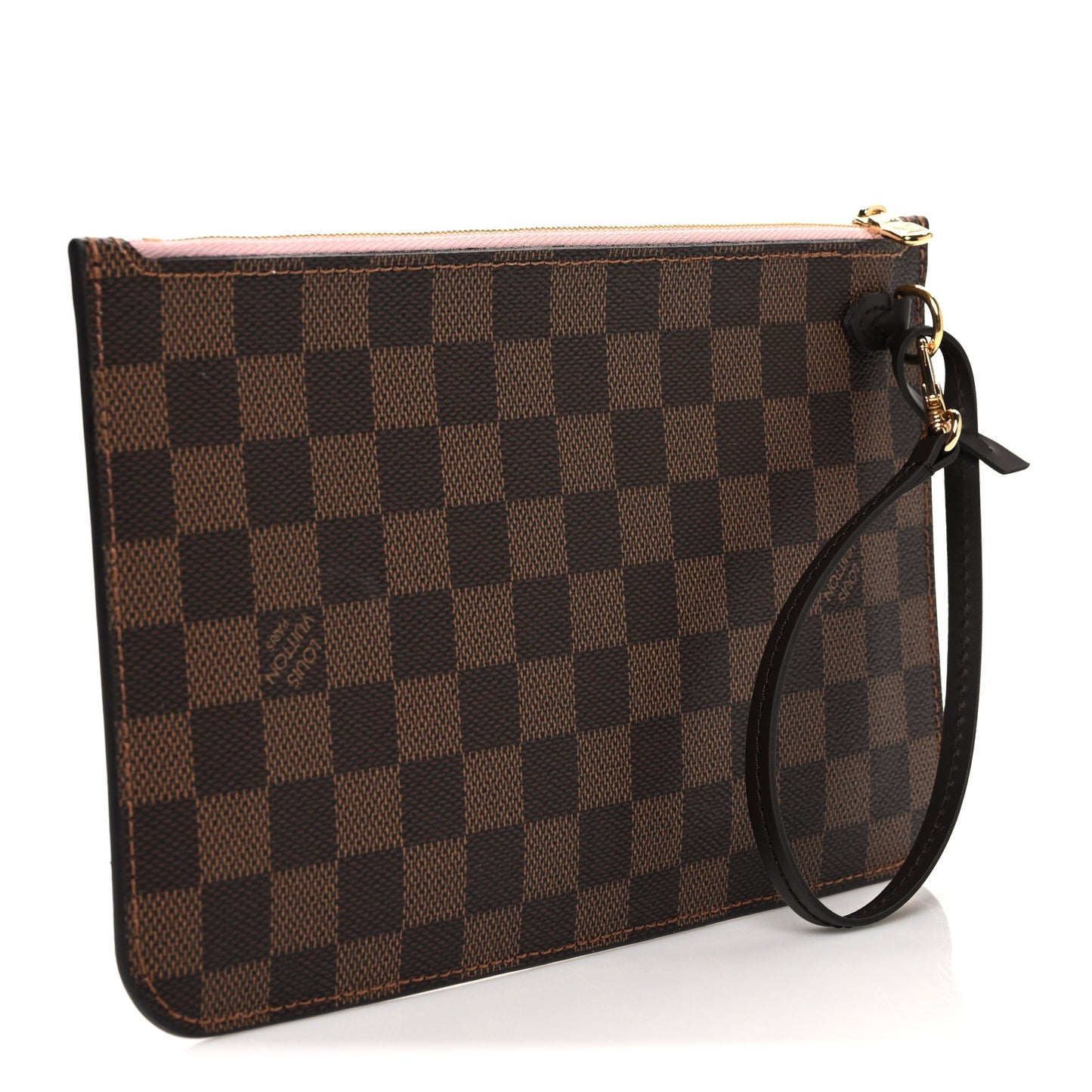 Damier Ebene Neverfull MM GM Pochette Rose Ballerine