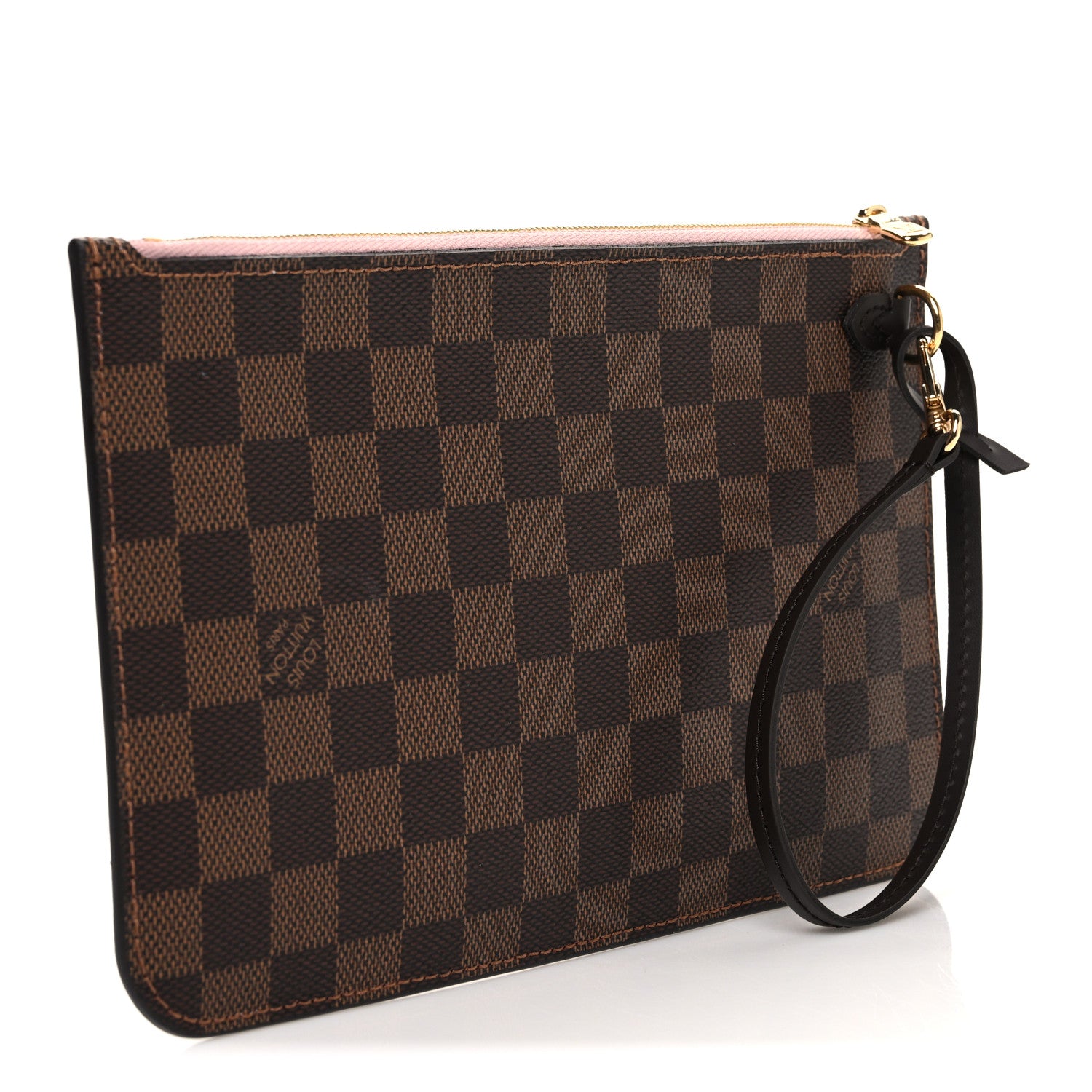 Louis Vuitton Damier Ebene Neverfull MM GM Pochette Rose Ballerine 3 of 6