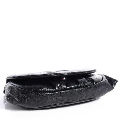Chanel Caviar Half Moon Wallet On Chain WOC Black 4 of 8