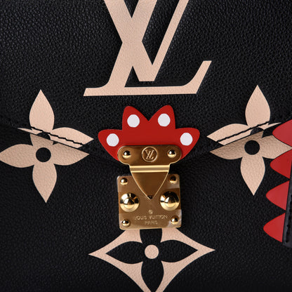 Louis Vuitton Empreinte Monogram Giant Crafty Pochette Metis Black Creme 5 of 6