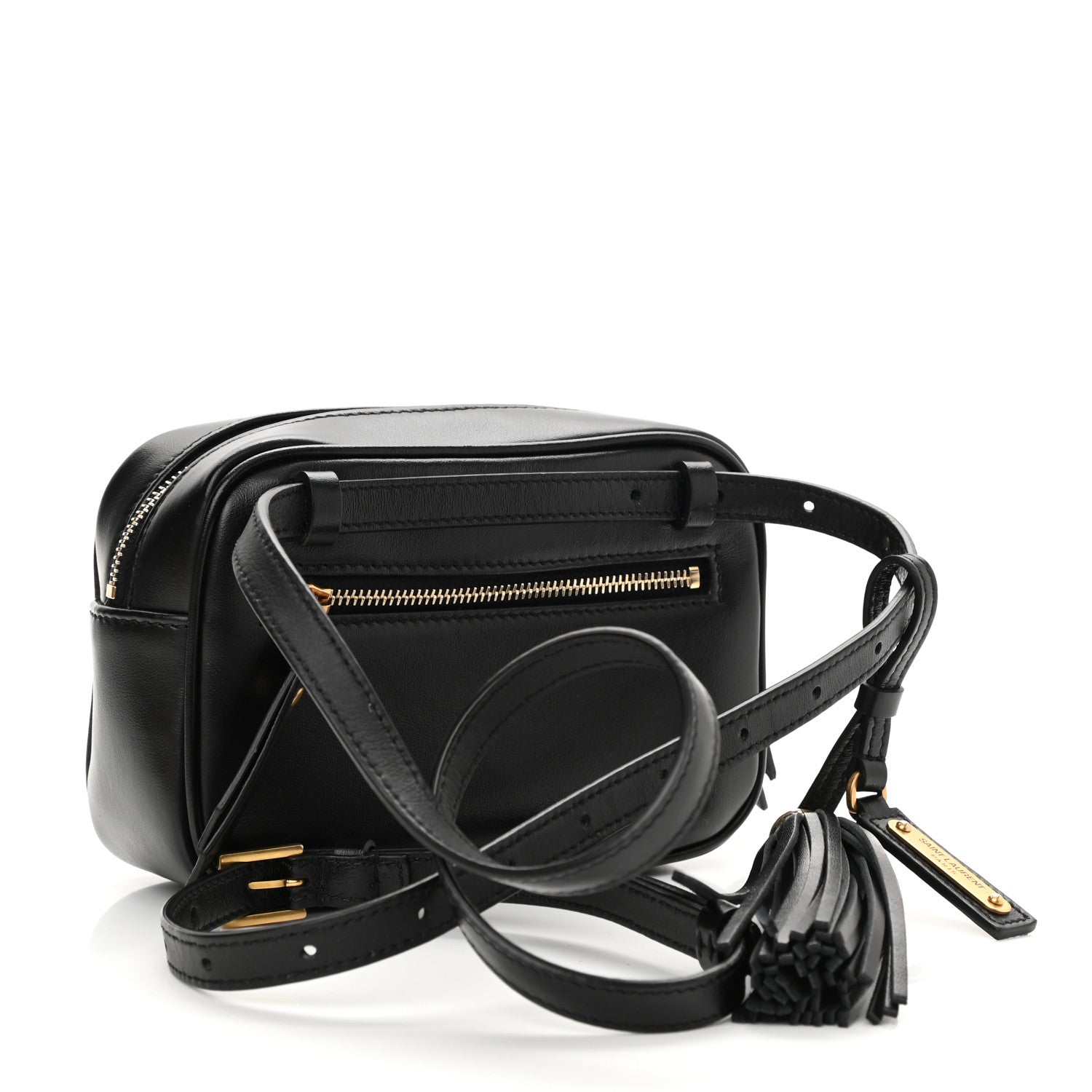 Saint Laurent Calfskin Matelasse Monogram Lou Belt Bag Black 3 of 8
