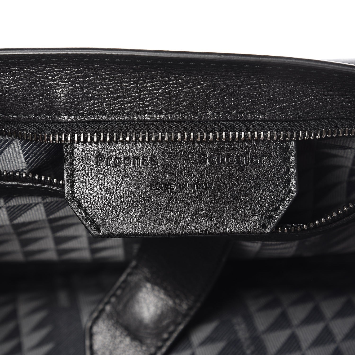 Proenza Schouler Lambskin Medium PS1 Satchel Black 6 of 7