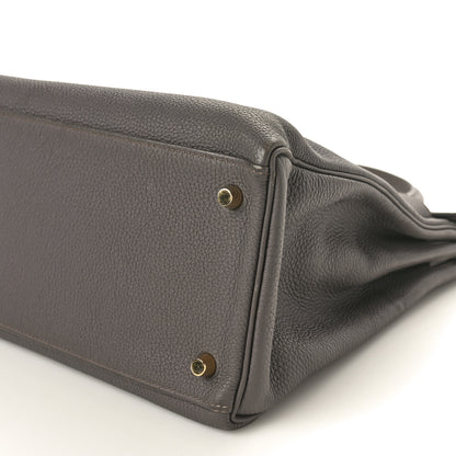 Hermes Togo Kelly Retourne 35 Etain 10 of 10