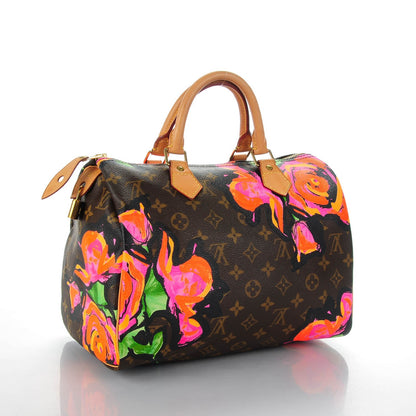 Louis Vuitton Monogram Roses Speedy 30 3 of 7