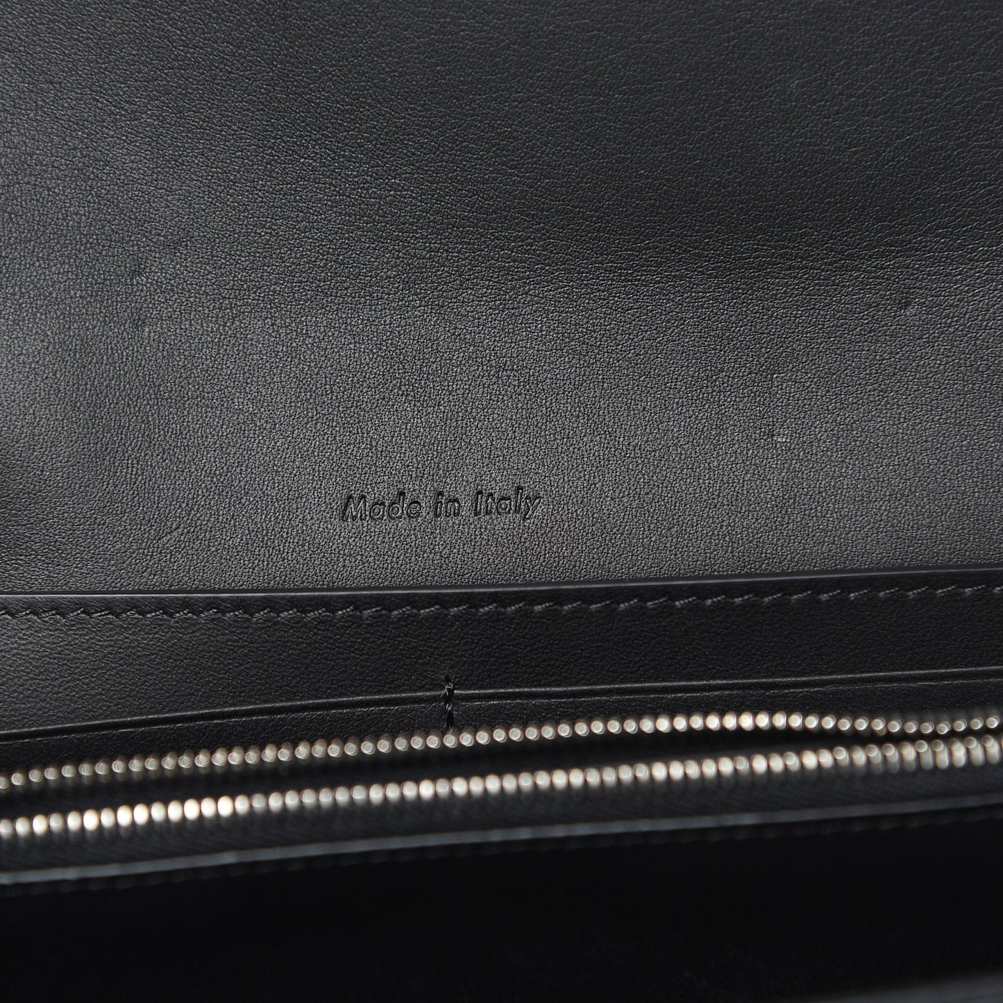 Grained Calfskin Large Trotteur Multifunction Flap Wallet Black