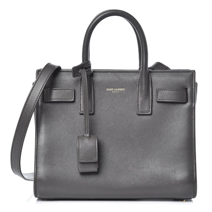Saint Laurent Calfskin Nano Sac De Jour Fog 1 of 14