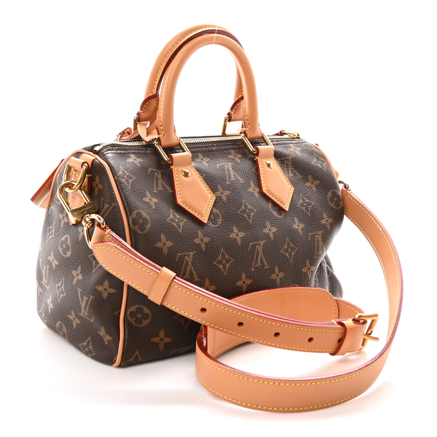 Louis Vuitton Calfskin Monogram Speedy P9 Bandouliere 25 4 of 12