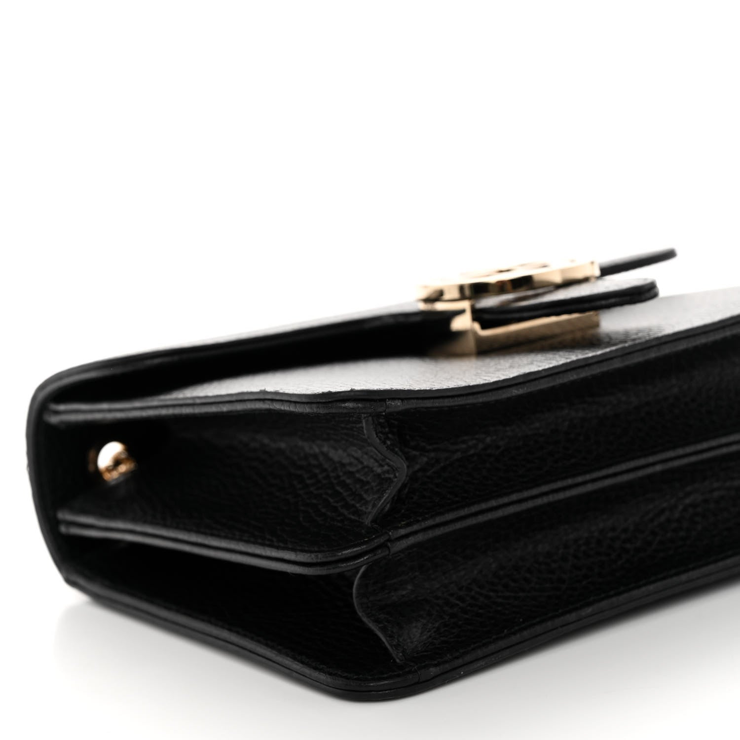 Gucci Dollar Calfskin Small Interlocking G Shoulder Bag Black 9 of 10