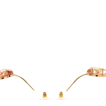 Louis Vuitton LOUIS VUITTON A La Folie Hoop Earrings Gold 3 of 3