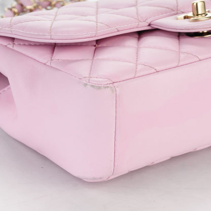 Chanel Lambskin Quilted Mini Mademoiselle Chic Flap Pink 9 of 12