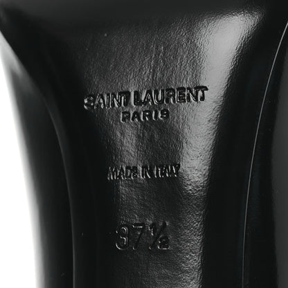 Saint Laurent Vitello Marilyn Hacker 70mm Luz Boots 37.5 Black 8 of 11