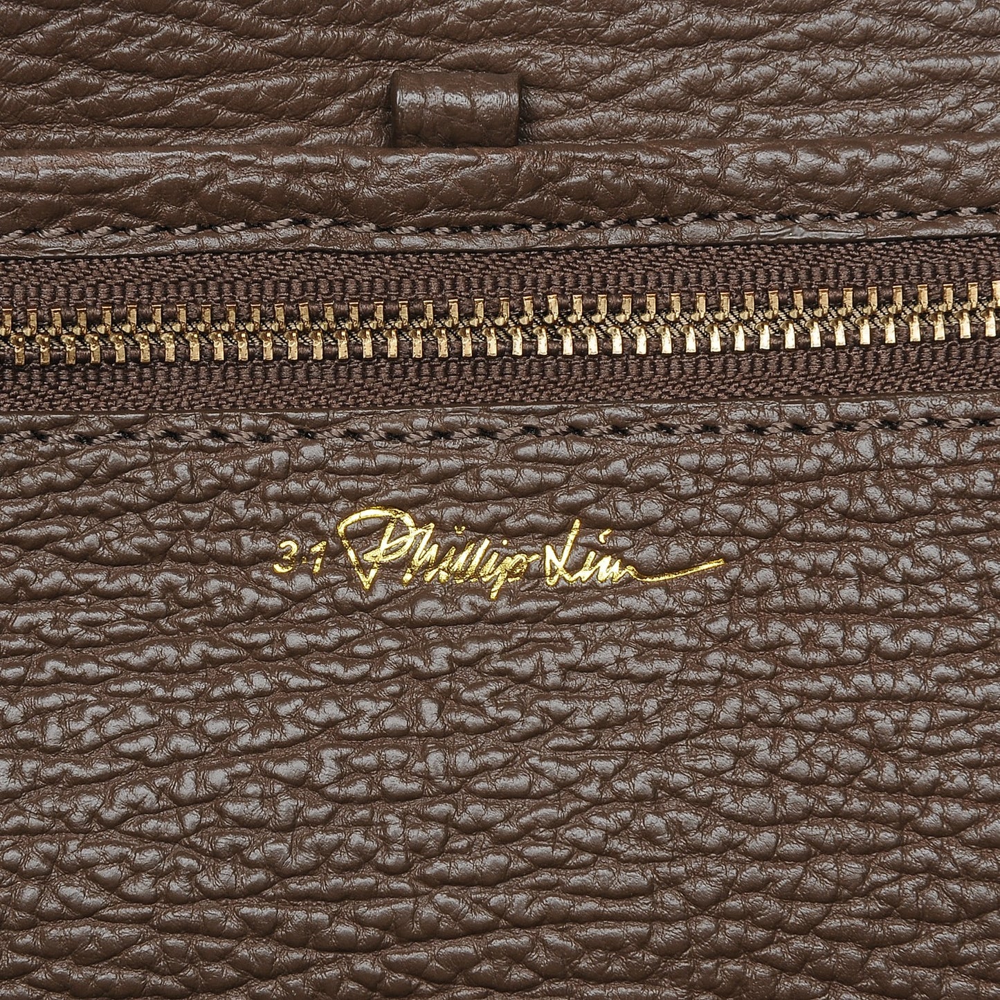 3.1 Textured Calfskin Large Pashli Satchel Taupe