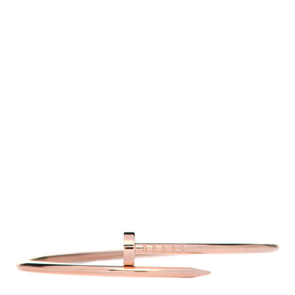 Cartier 18K Pink Gold Small Juste Un Clou Bracelet 16 1 of 5