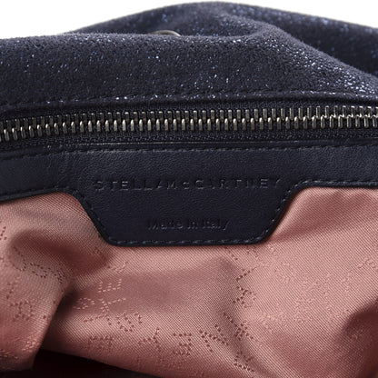 Stella McCartney Metallic Shaggy Deer Small Falabella Tote Navy 10 of 11