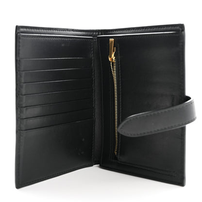 Celine Grained Calfskin Medium Multifunction Strap Wallet Black 5 of 9