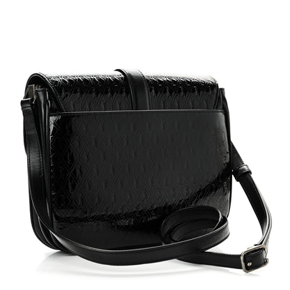 Saint Laurent Patent Embossed Small Le Monogramme Satchel Black 2 of 9