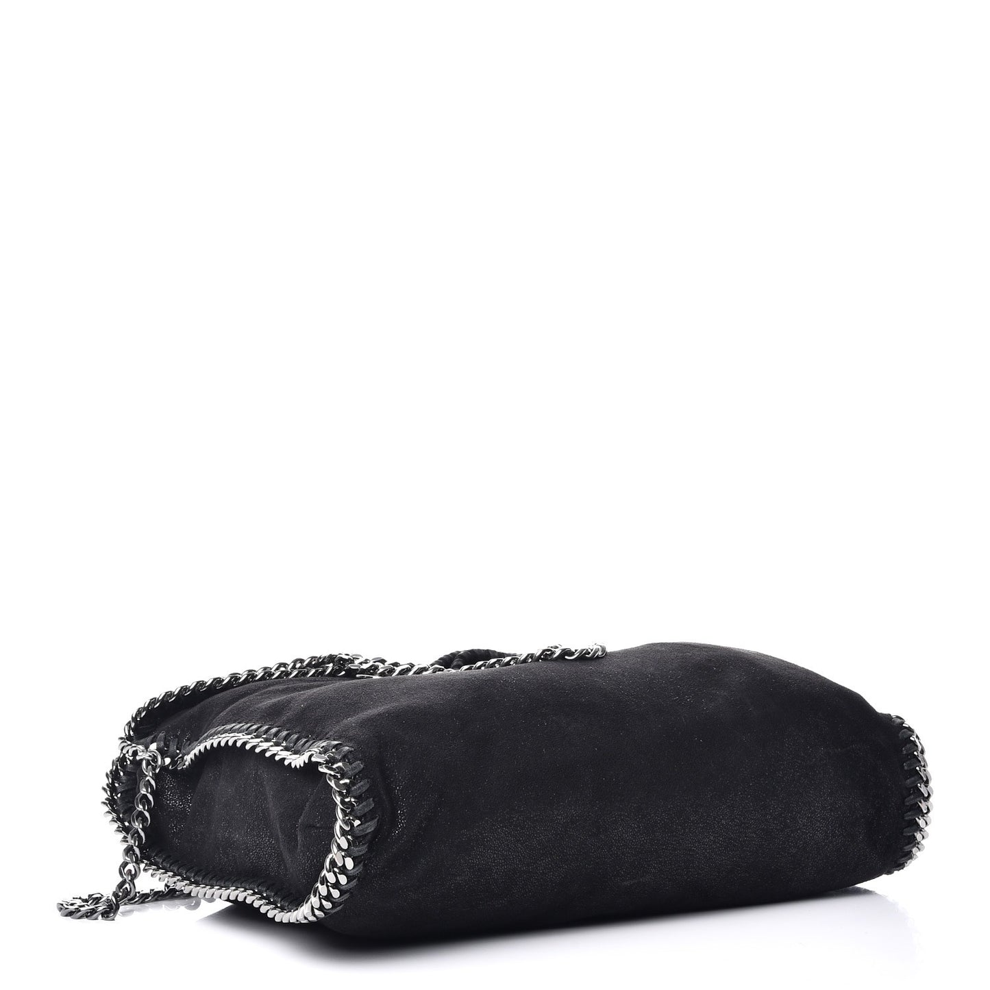 Shaggy Deer Falabella Fold Over Tote Black