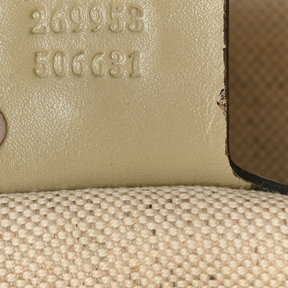 Gucci Monogram Medium Scarlett Studded Tote Beige 7 of 10