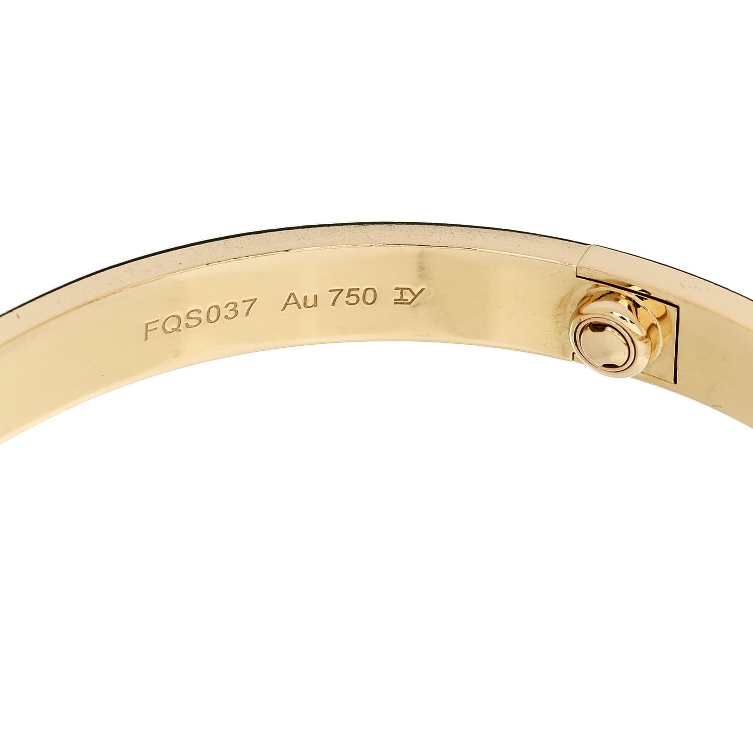 Cartier 18K Yellow Gold LOVE Bracelet 19 7 of 9