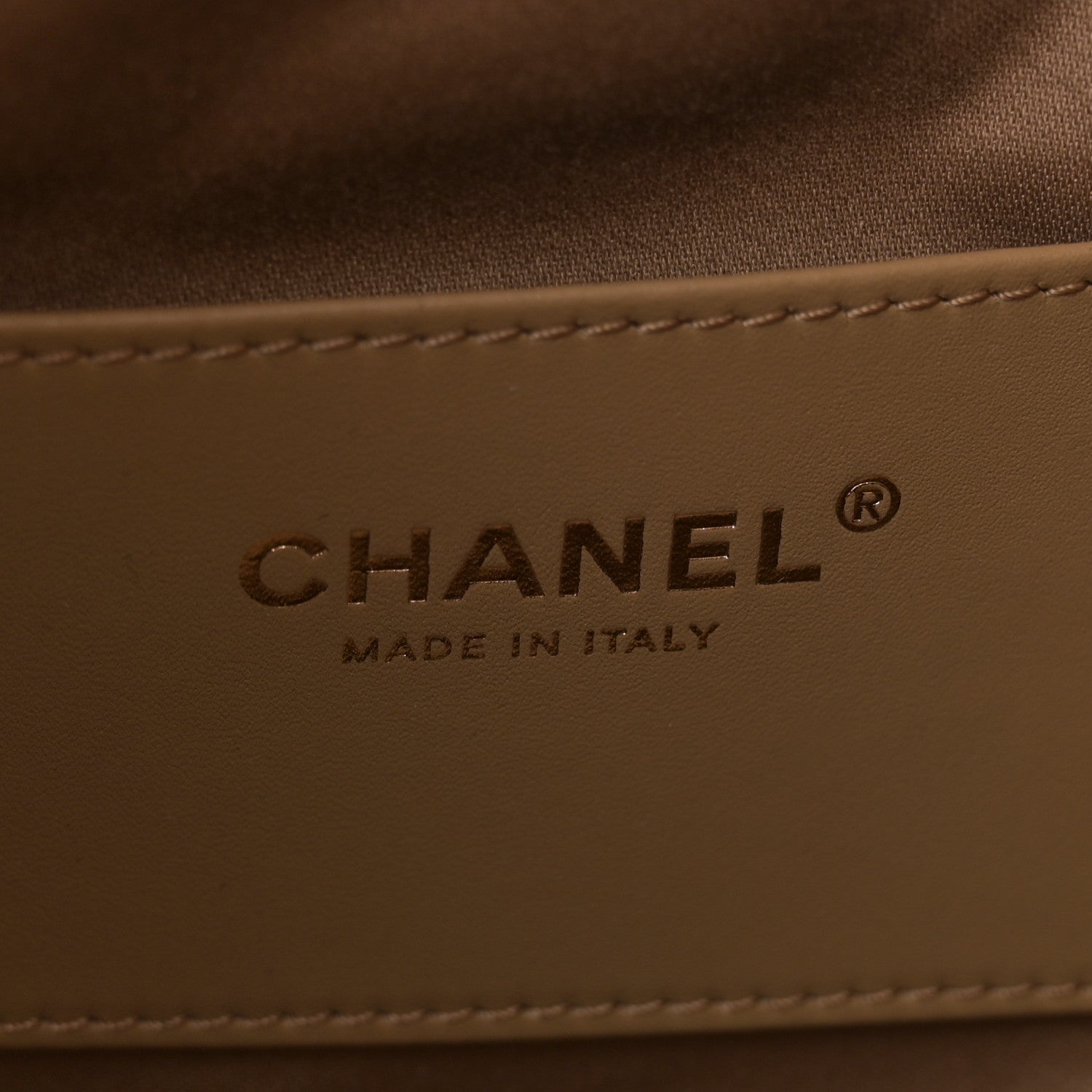 Chanel Metallic Caviar Quilted Small Chanel 25 Handbag Bronze 6 of 10