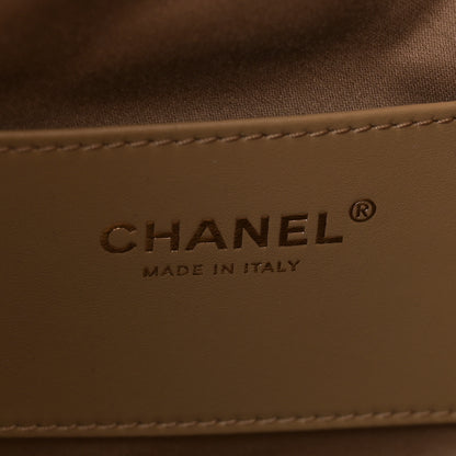 Chanel Metallic Caviar Quilted Small Chanel 25 Handbag Bronze 6 of 10