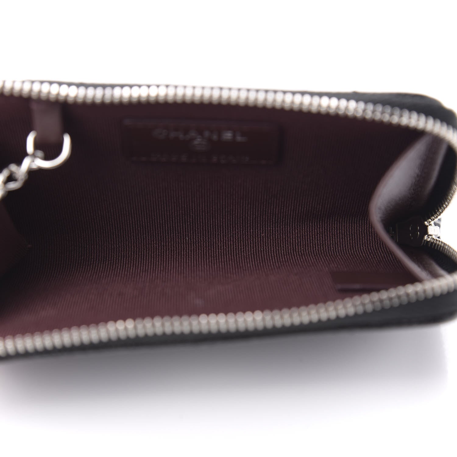 Chanel Caviar Quilted Key Holder Case Black 5 of 8