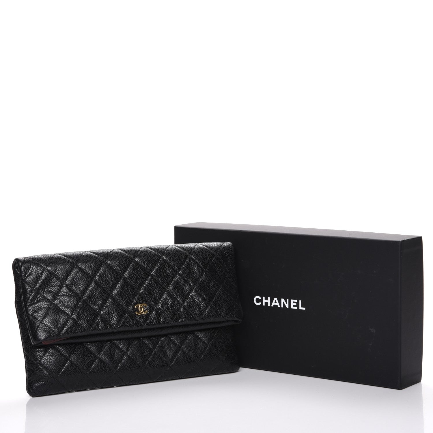 Chanel Caviar Quilted CC Beauty Clutch Black 9 of 9
