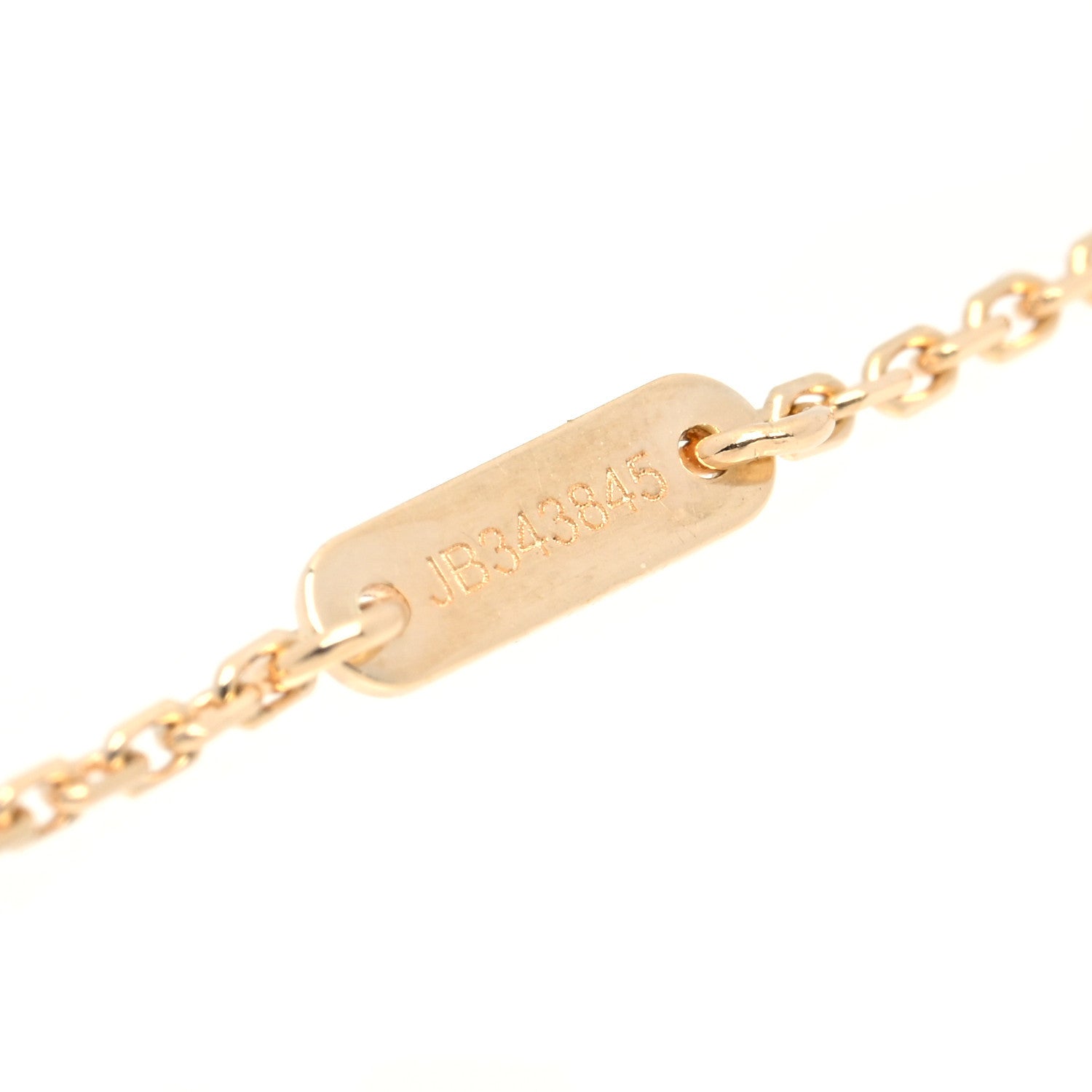 Van Cleef & Arpels 18K Yellow Gold Mother of Pearl Sweet Alhambra Butterfly Pendant Necklace 7 of 7