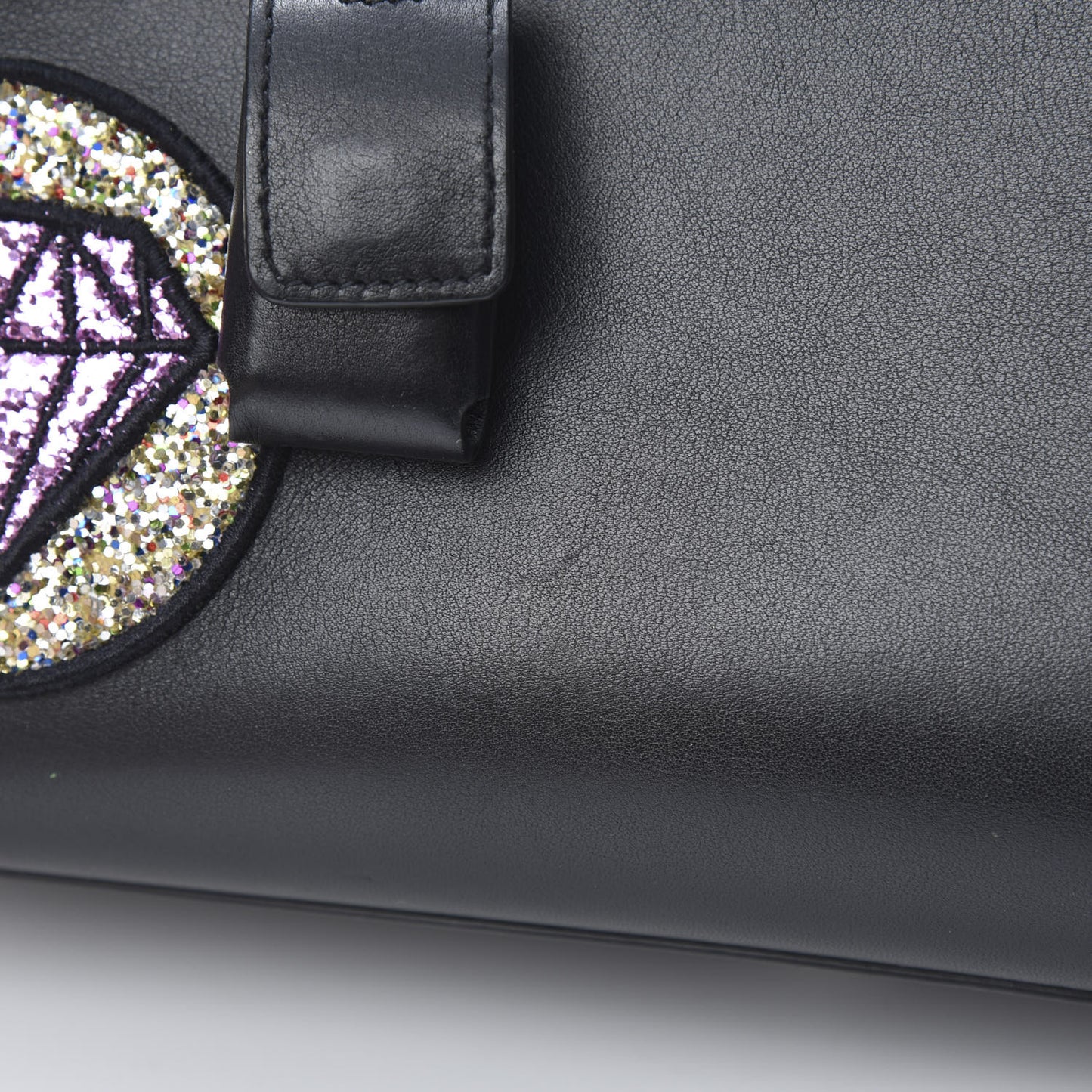 Calfskin Patchwork Baby Sac De Jour Black Multi