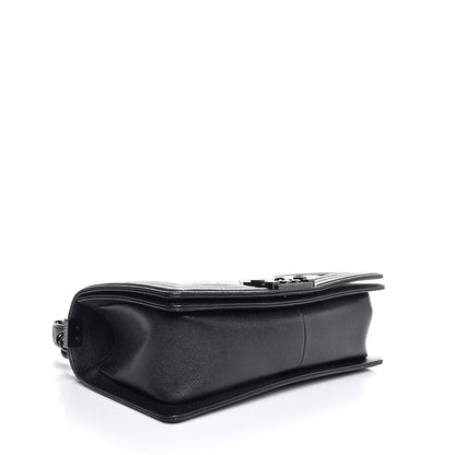Chanel Caviar Quilted Medium Boy Flap So Black 4 of 8