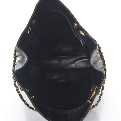 Chanel Lambskin Quilted Tote Black 5 of 12