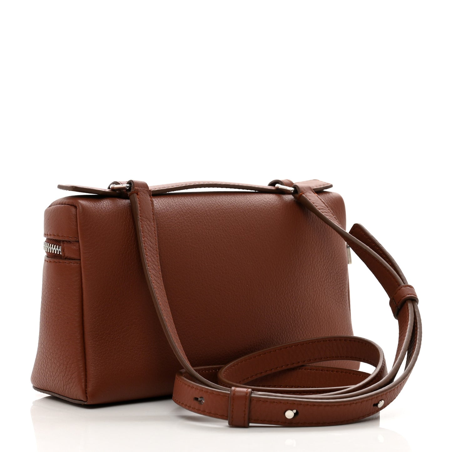 Grained Calfskin L19 Extra Pocket Pouch Kummel