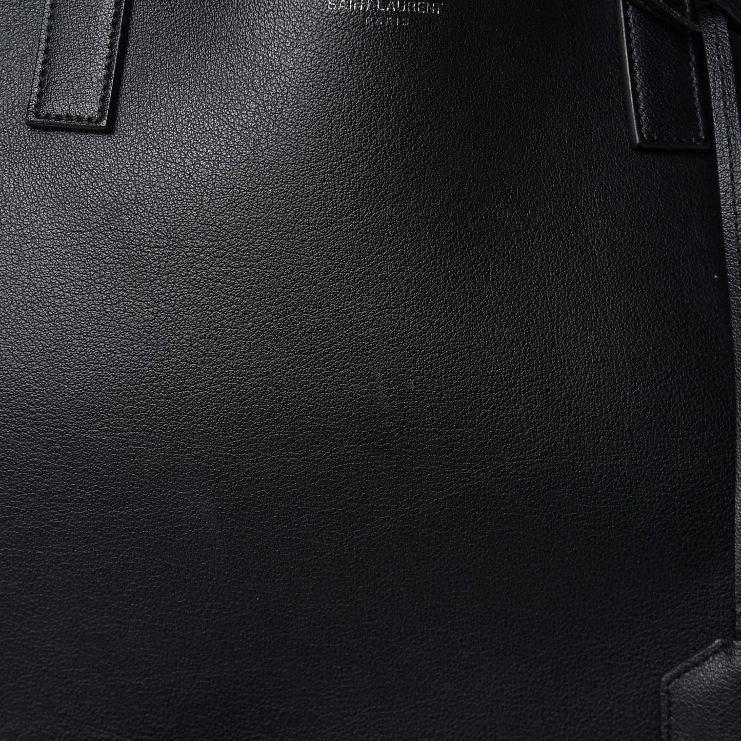 Calfskin Medium Shopping Tote Black
