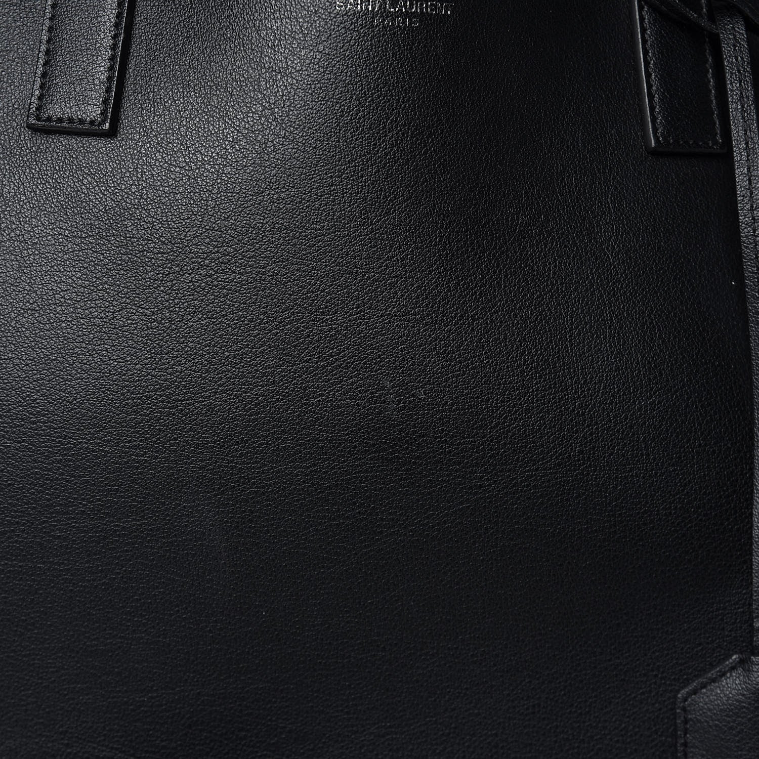 Saint Laurent Calfskin Medium Shopping Tote Black 14 of 17