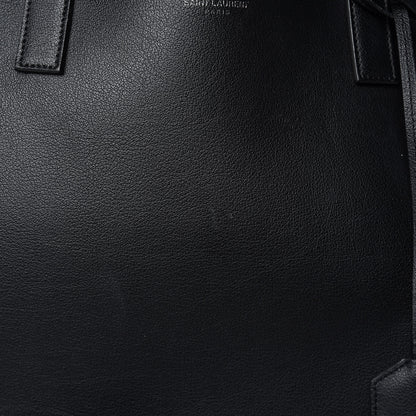 Saint Laurent Calfskin Medium Shopping Tote Black 14 of 17
