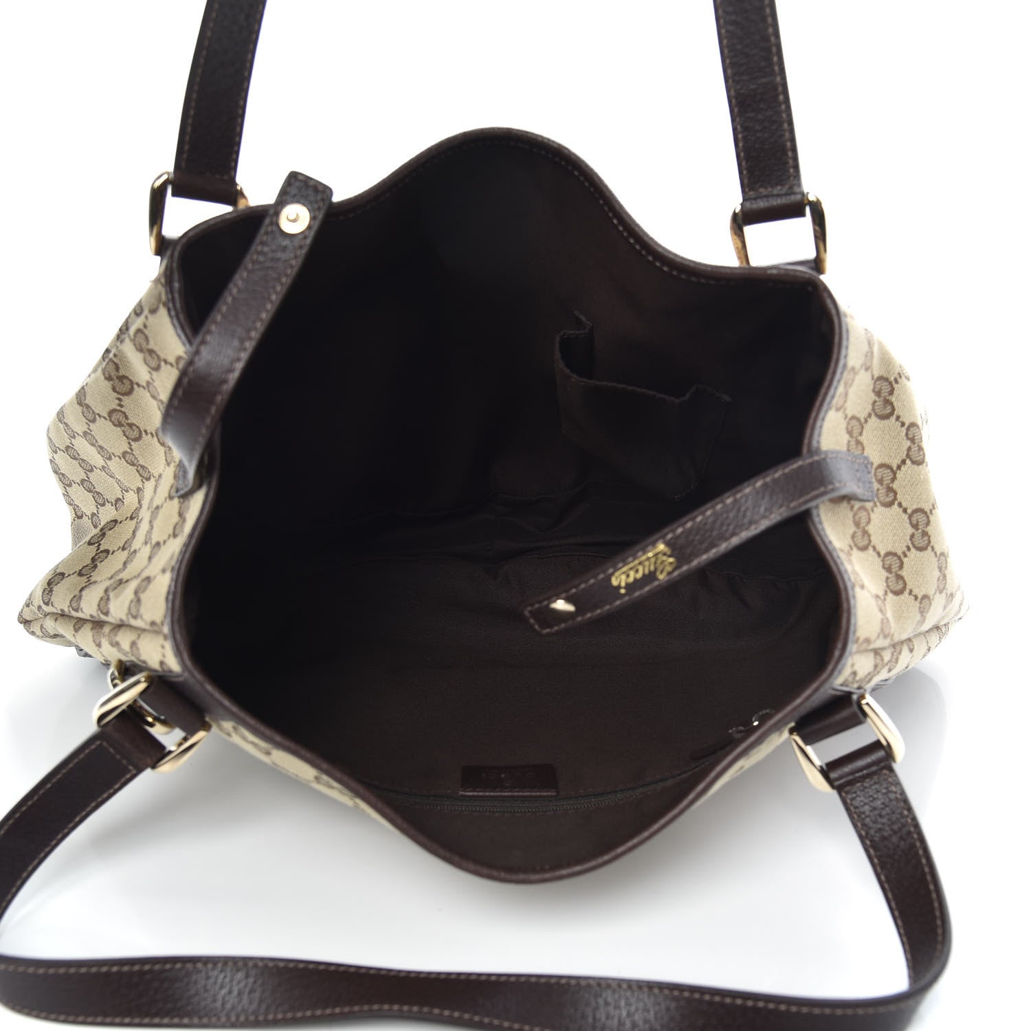 Gucci Monogram Medium Abbey Shoulder Bag Dark Brown 5 of 9