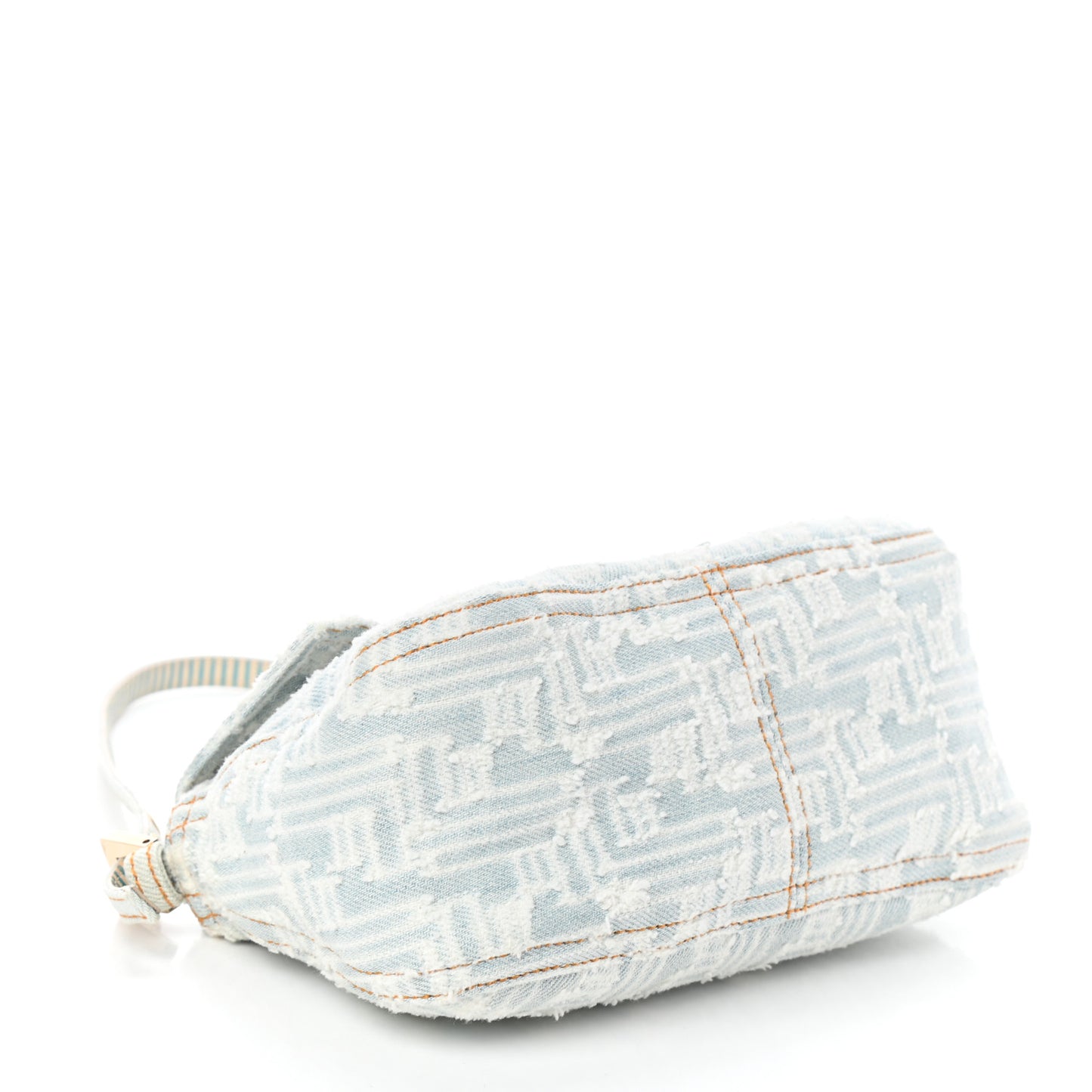 Denim Zucca Mini Mama Baguette Blue