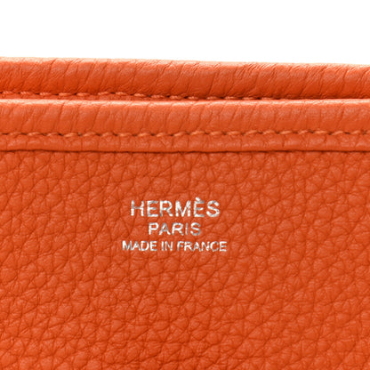 Hermes Taurillon Clemence Evelyne III PM Orange 6 of 11