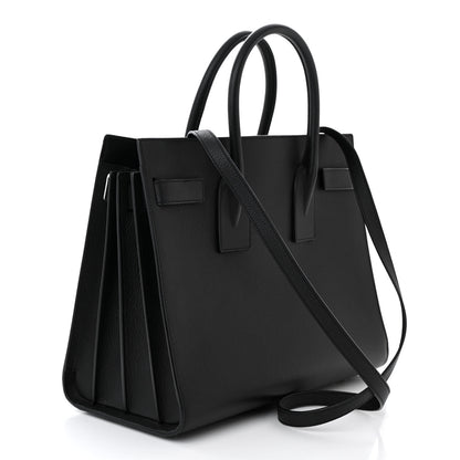 Saint Laurent Grained Calfskin Small Sac De Jour Black 3 of 10