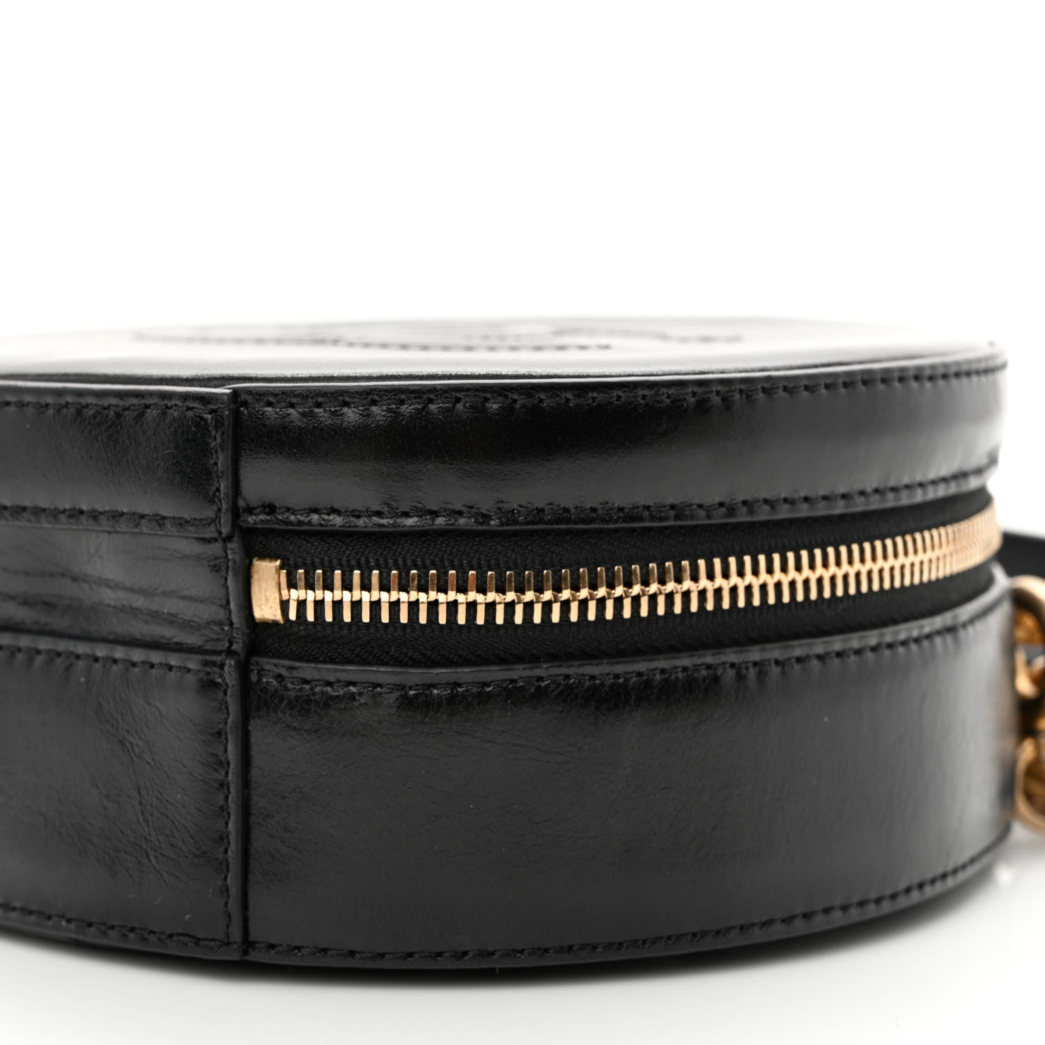 Chanel Glazed Calfskin Round As Earth Evening Bag Black 10 of 12