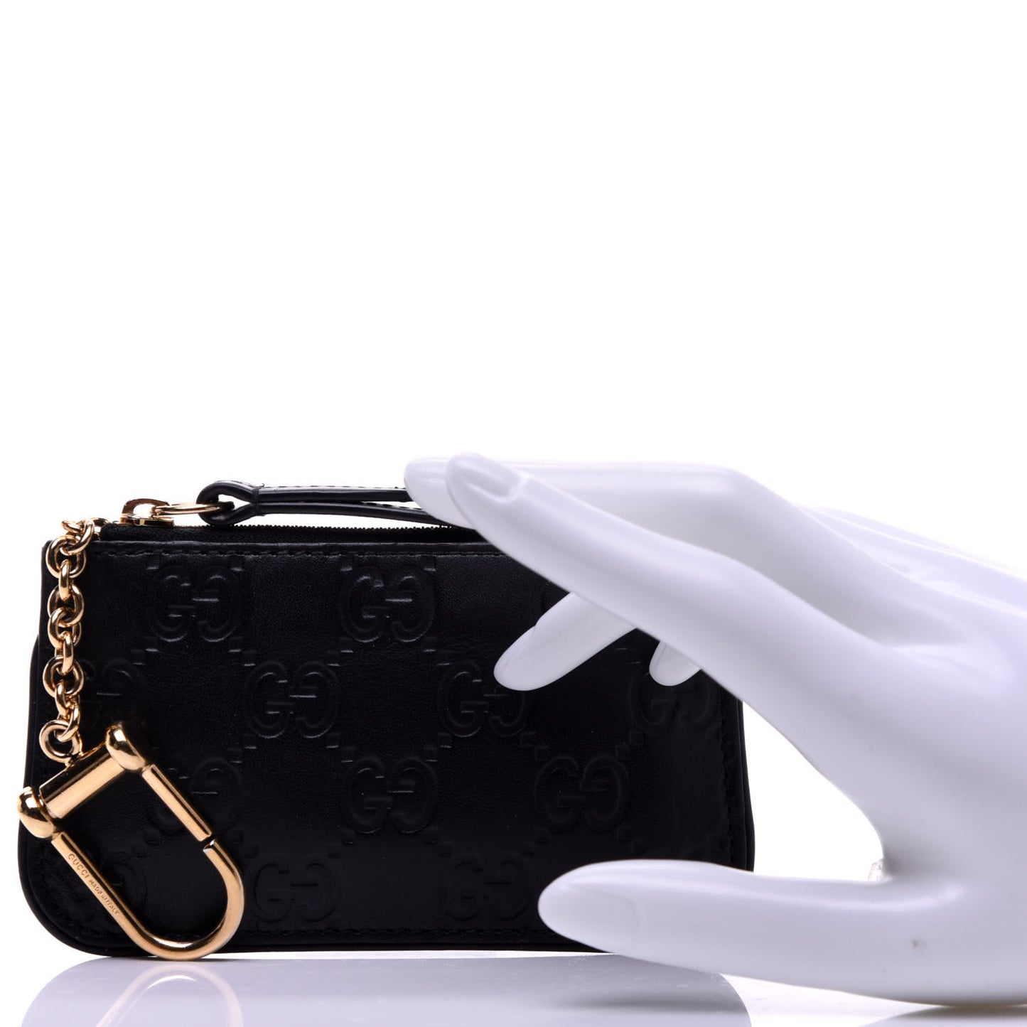 Guccissima Key Case Black