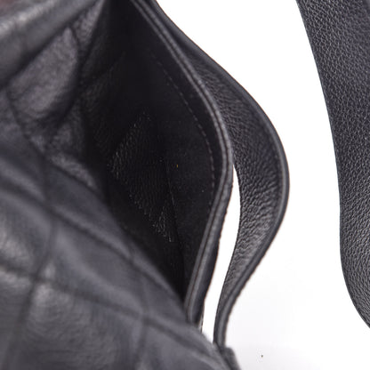 Chanel Grained Calfskin Quilted Waist Belt Bag Black 11 of 11