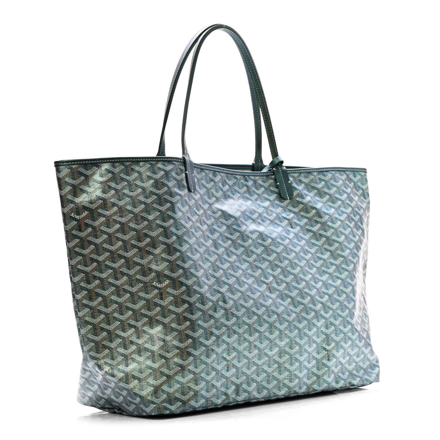 Goyard Iridescent Goyardine Saint Louis GM Pearly Green 4 of 11