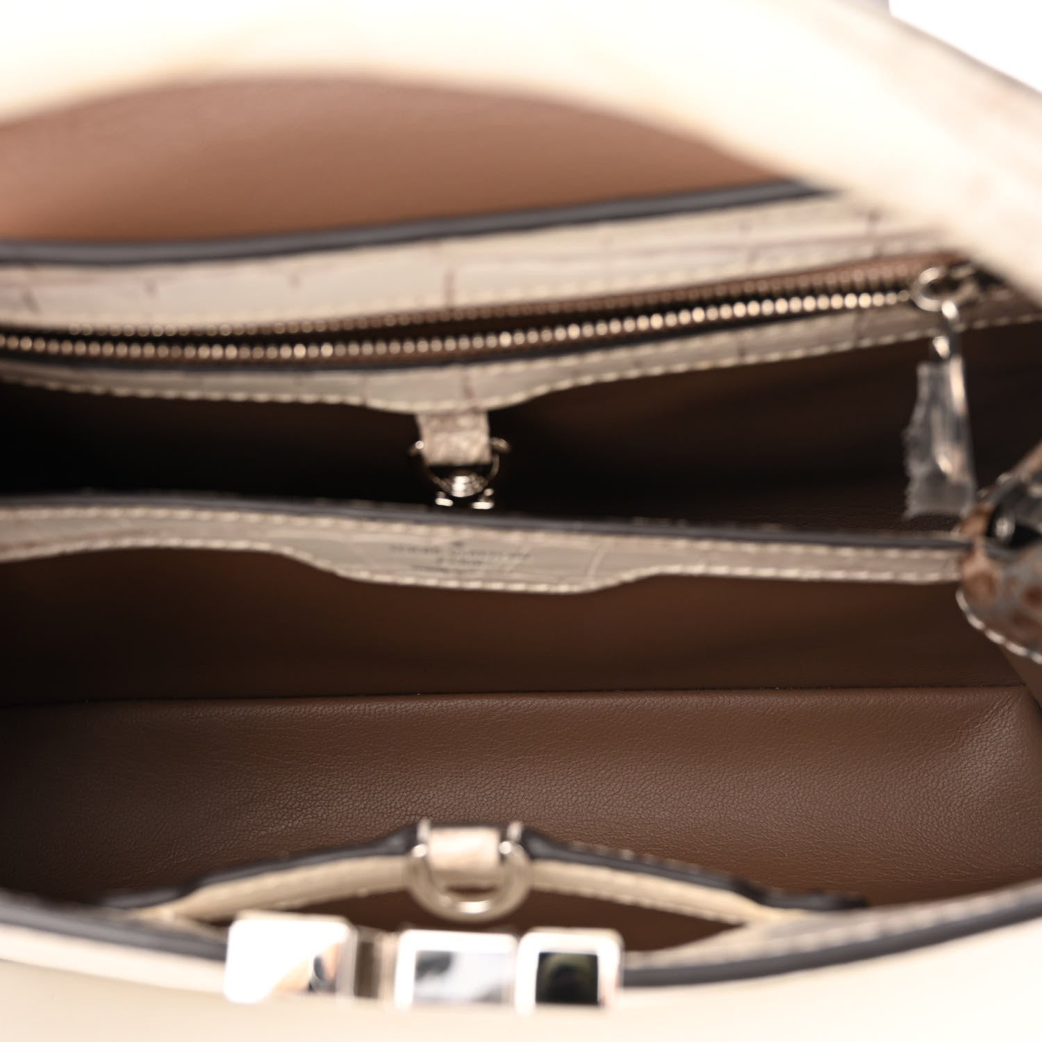 Louis Vuitton Himalaya Crocodile BB Capucines 4 of 8