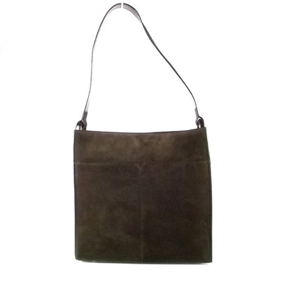 Gucci Suede Shoulder Bag Brown 1 of 8