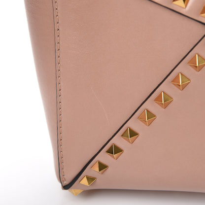 Valentino Garavani Vitello Rockstud Hype Shoulder Bag Rose Cannelle 12 of 12